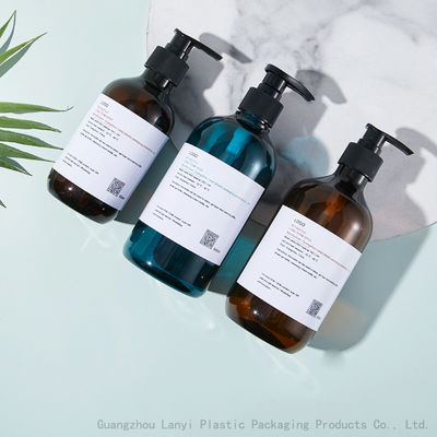 300ml 500ml Blue Pet Shampoo Pump Bottles For Shower Gel