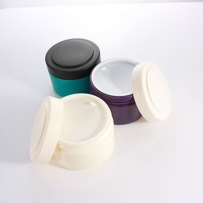 HDPE Plastic 250ml Lanolin Cosmetic Cream Jars For Body Lotion