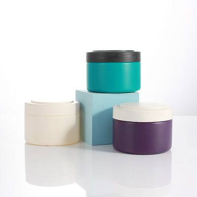 HDPE Plastic 250ml Lanolin Cosmetic Cream Jars For Body Lotion