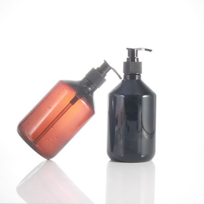 PET 500ml Oblique Shoulder Shampoo Pump Bottles