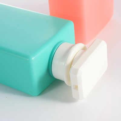 Pink 500ml Cuboid Shape Shampoo Pump Dispenser Bottle