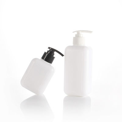 Shower Gel 350ml HDPE Lotion Plastic Bottle White Round Shoulder