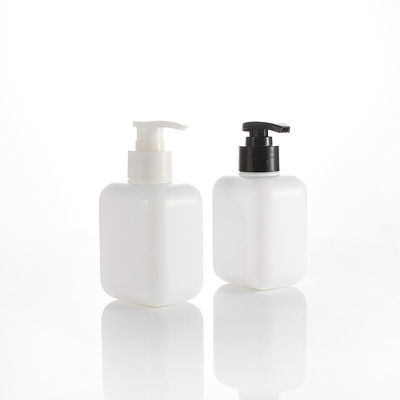 Shower Gel 350ml HDPE Lotion Plastic Bottle White Round Shoulder