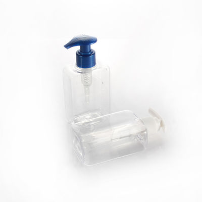 150ml Square Clear Cosmetic Lotion Bottle For Hand Sanitizer Facial Cleanser