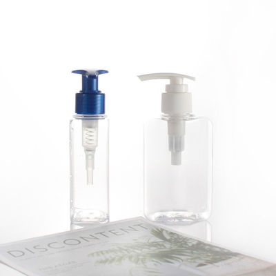 150ml Square Clear Cosmetic Lotion Bottle For Hand Sanitizer Facial Cleanser