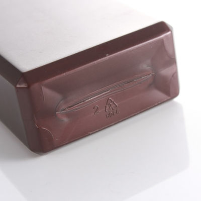 200ml Brown Square Shampoo Pump Bottles 24/415 Screw Cap
