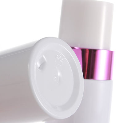 120ml 150ml Cylindrical Cosmetic Lotion Bottle Purple Pump