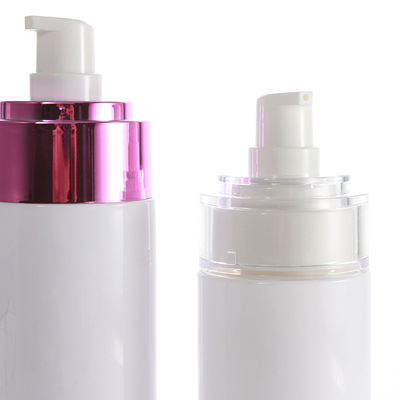 120ml 150ml Cylindrical Cosmetic Lotion Bottle Purple Pump