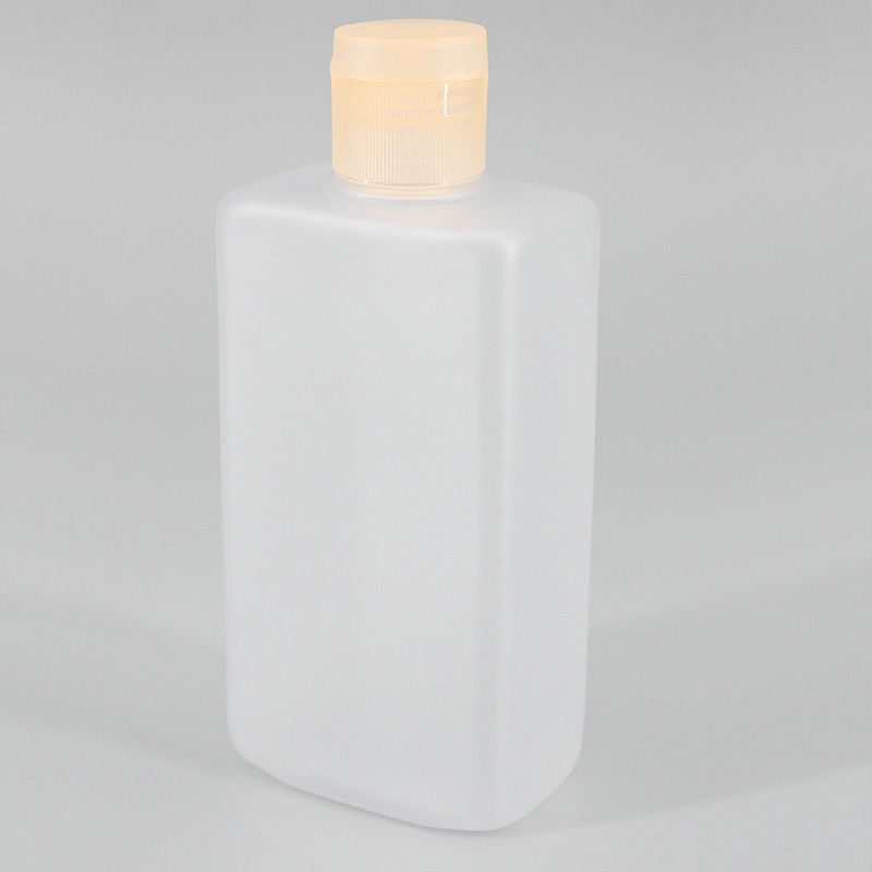 Transparent Cuboid 230ml Matte Skin Care Bottles
