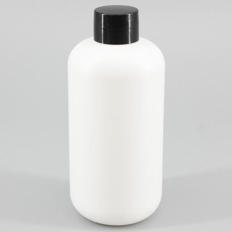8.45oz/250ml White HDPE Body Lotion Shampoo Bottle, Shower Gel Cream Cosmetic Plastic Bottle