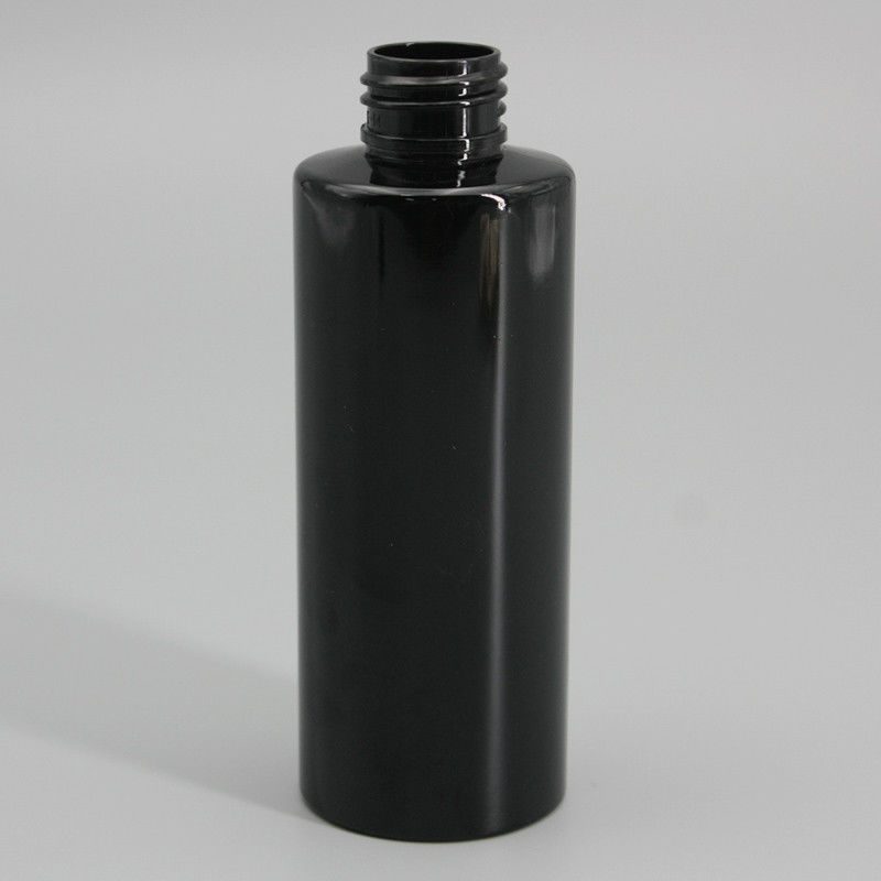 150ml Black Flat Shoulder PET Cosmetic Lotion Bottle
