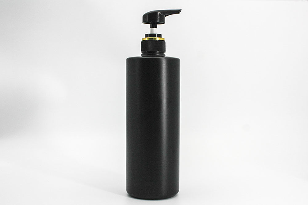 Black Plastic 1000ml PET Shampoo Pump Bottles for Shower Gel