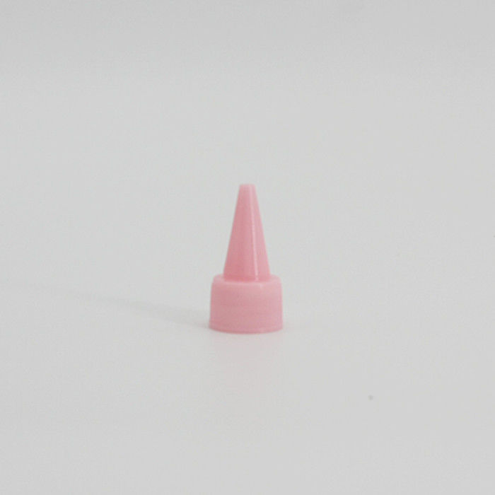 Pink Plastic Spiral Honey Packaging 18mm Screw Flip Cap